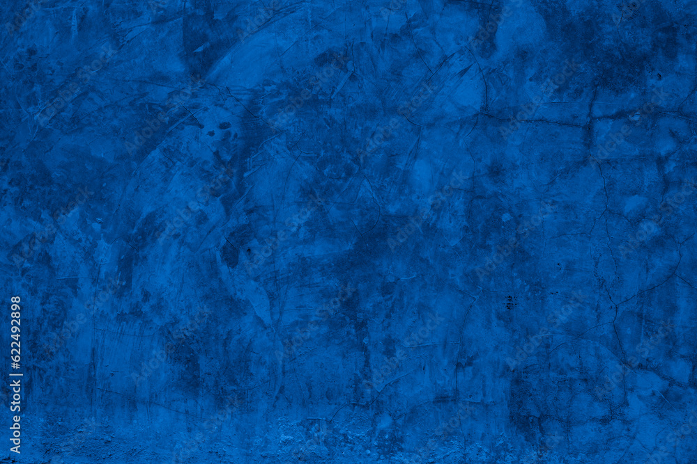 Old wall pattern texture cement blue dark abstract blue color design are light with black gradient background. Old wall pattern texture cement blue dark abstract blue color design are light with black gradient background.