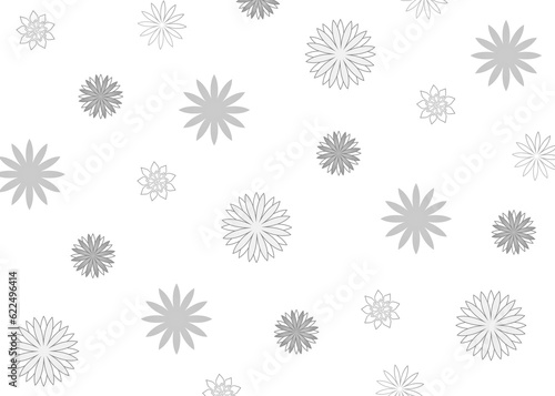 Seamless white flowers wallpaper