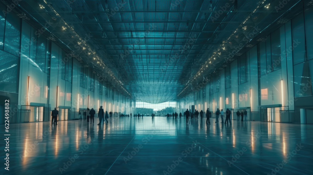 A Modern exposition hall center A Modern exposition hall center