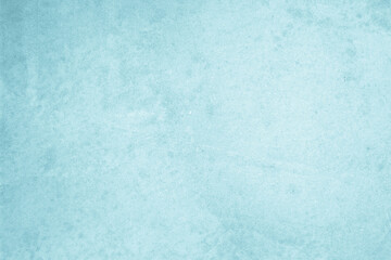 Blue concrete stone texture for background in summer wallpaper. Cement and sand wall of tone vintage. Concrete abstract wall of light cyan color.