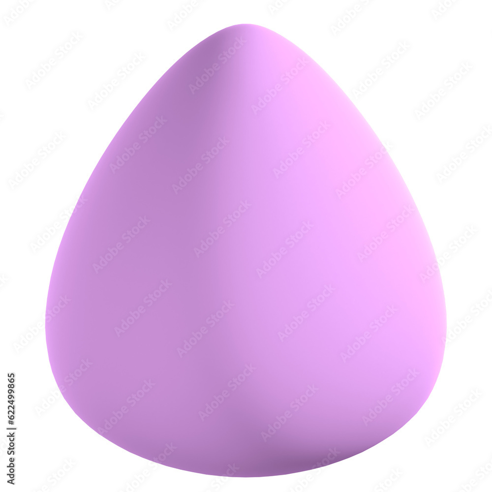 3D Beauty Sponge Illustration 3D Beauty Sponge Illustration