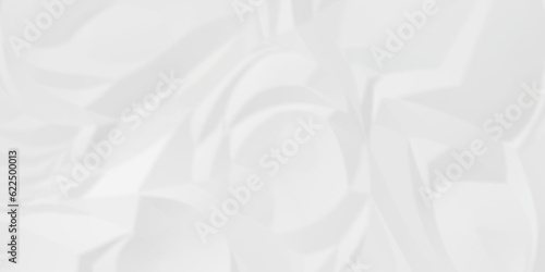White crumpled paper texture crush paper so that it becomes creased and wrinkled. Old white crumpled paper sheet background texture	
