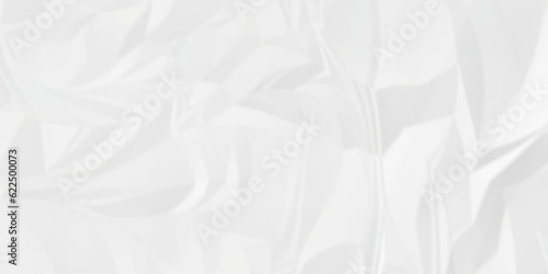 White crumpled paper texture crush paper so that it becomes creased and wrinkled. Old white crumpled paper sheet background texture	
