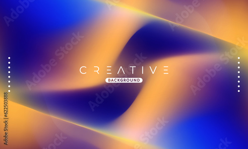 Abstract liquid gradient Background. Fluid color mix. Blue and Orange vivid Color blend. Modern Design Template For Your ads, Banner, Poster, Cover, Web, Brochure, and flyer. Vector Eps 10