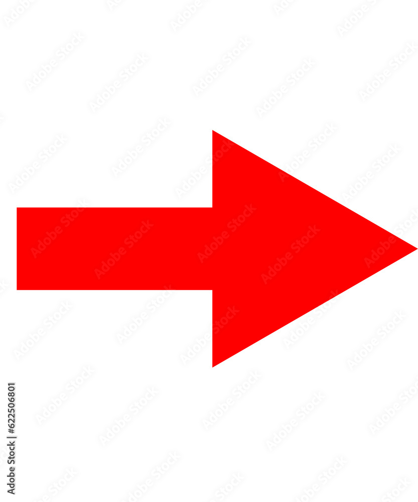 right side red arrow isolated on white or transparent background right side red arrow isolated on white or transparent background
