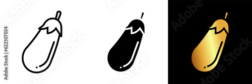 The Eggplant icon represents a versatile vegetable known for its deep purple color and unique shape.