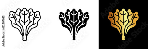 The Spinach icon represents the leafy green vegetable known for its vibrant color, nutritional value, and versatile use in various dishes. 