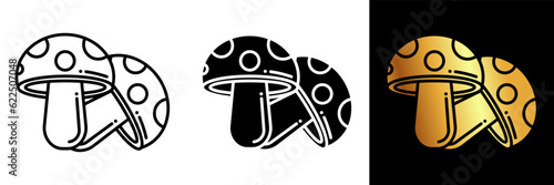 The Mushroom icon represents the fascinating world of fungi. Mushrooms come in various shapes, sizes, and colors, and are known for their unique flavors and textures. 