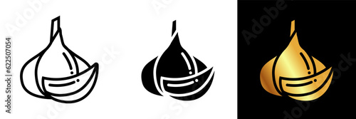 The Garlic icon represents the pungent and flavorful bulb known for its culinary and medicinal uses. 