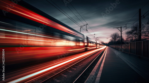Dynamic Movement: Train with Long Exposure Light Trails