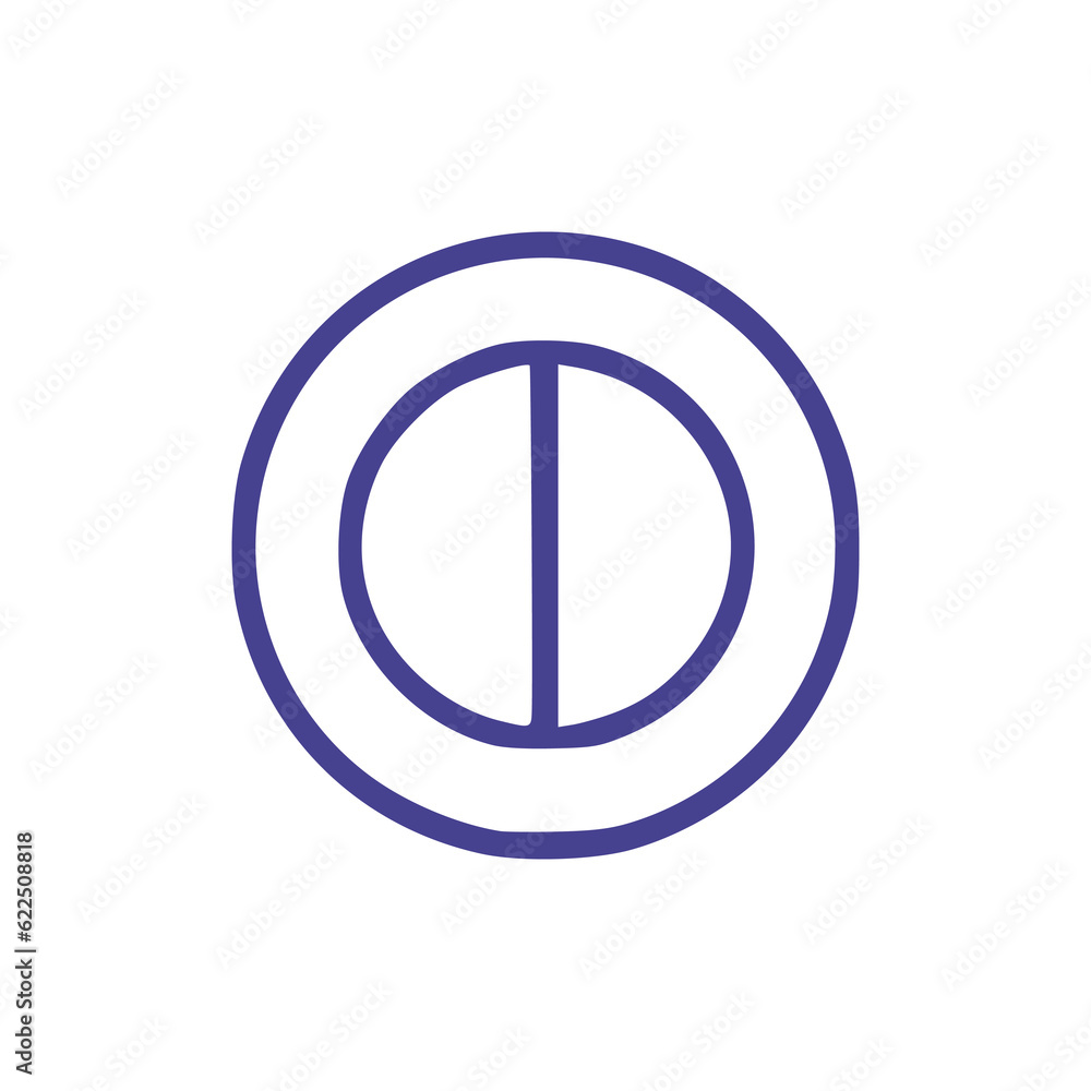 simple circle modern minimalist logo vector illustration template design simple circle modern minimalist logo vector illustration template design