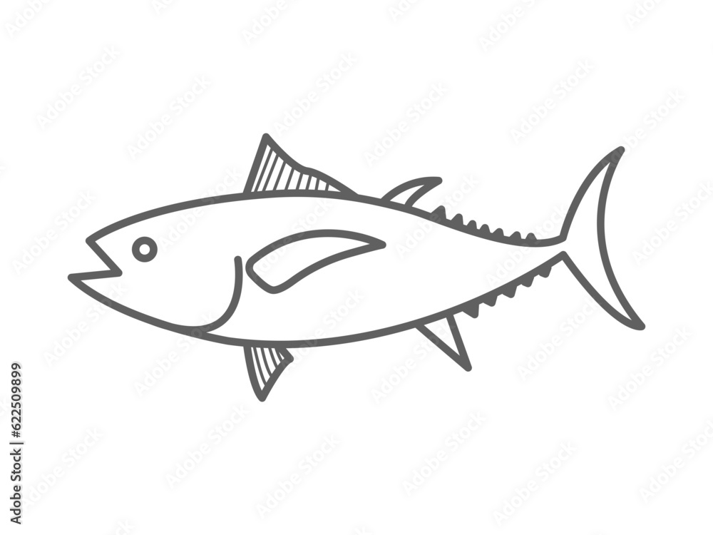 tuna fish illustration icon tuna fish illustration icon