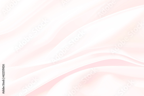 Abstract beautiful simple clean smooth folds bright white and light orange pink color cloth texture old rose luxury background soft pattern
