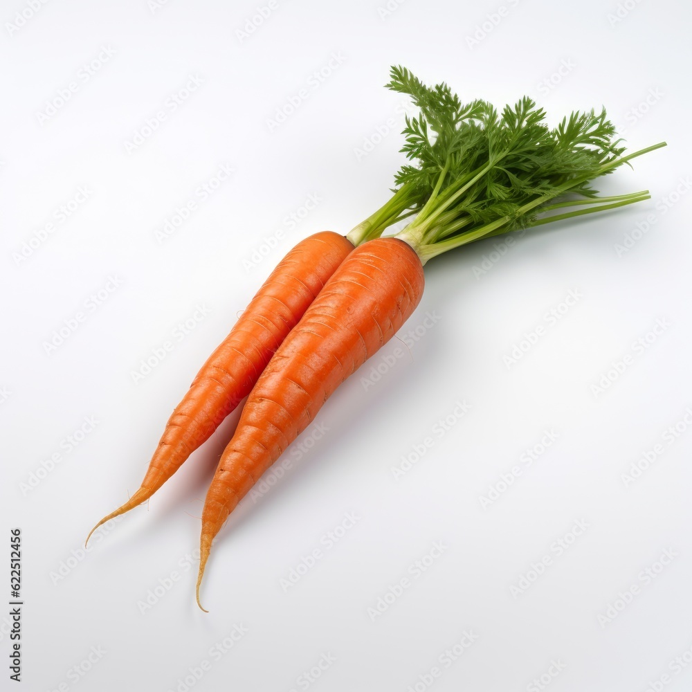 a carrot isolated on a white background a carrot isolated on a white background