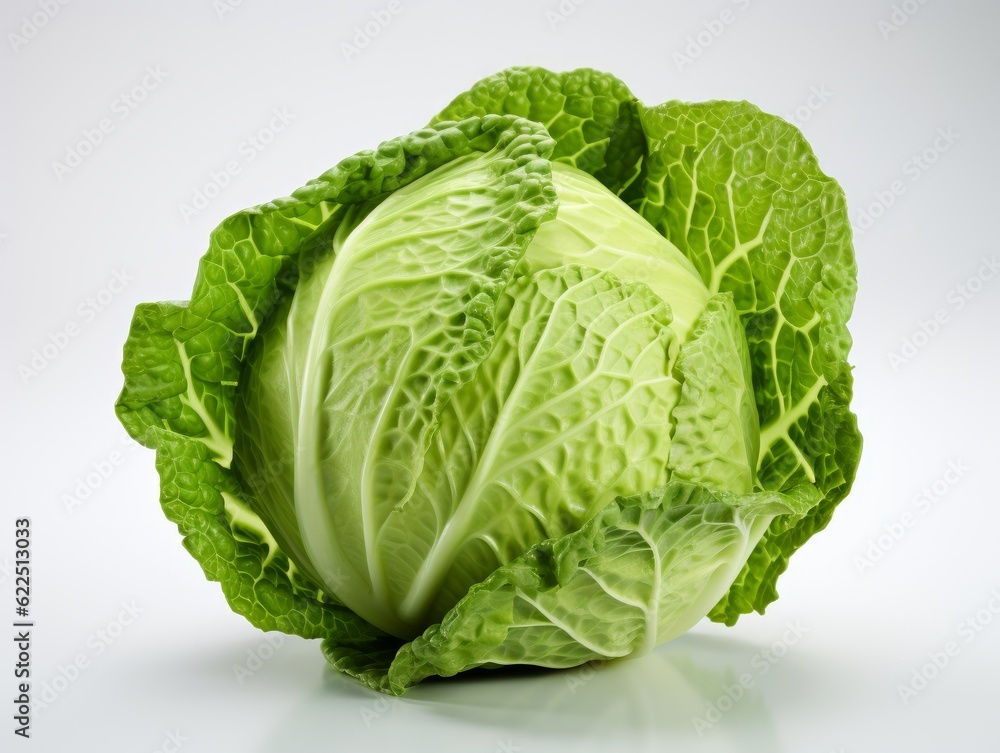 cabbage isolated on a white background cabbage isolated on a white background