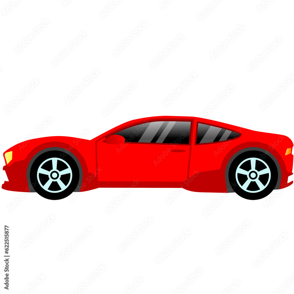 Sport car vector illustration. Race car for icon, symbol and sign. Fast sport car for design about vehicle, transportation, automotive and automobile Sport car vector illustration. Race car for icon, symbol and sign. Fast sport car for design about vehicle, transportation, automotive and automobile