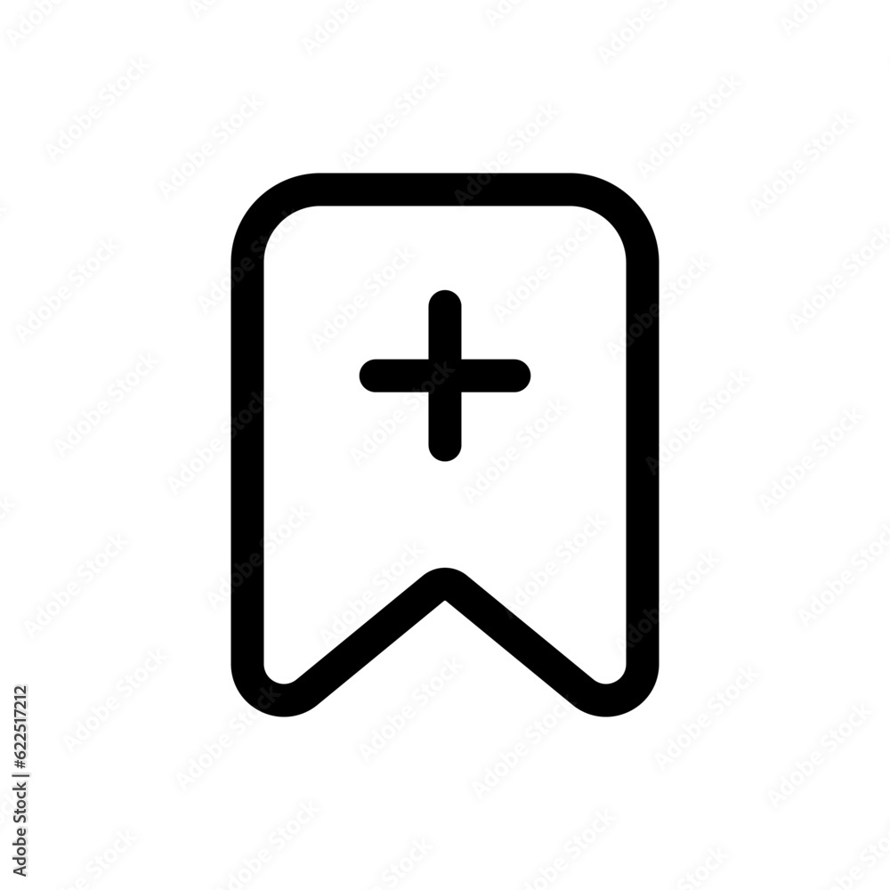 Simple Bookmark icon. The icon can be used for websites, print templates, presentation templates, illustrations, etc Simple Bookmark icon. The icon can be used for websites, print templates, presentation templates, illustrations, etc