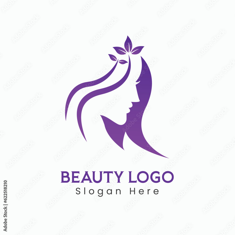 Fototapeta premium Modern Beauty logo design vector illustration template