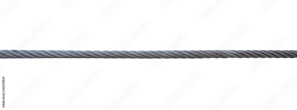 © Thicha - Steel wire rope isolated on white background © Thicha - Steel wire rope isolated on white background
