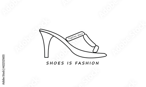 vector women's fashion shoes with an elegant style