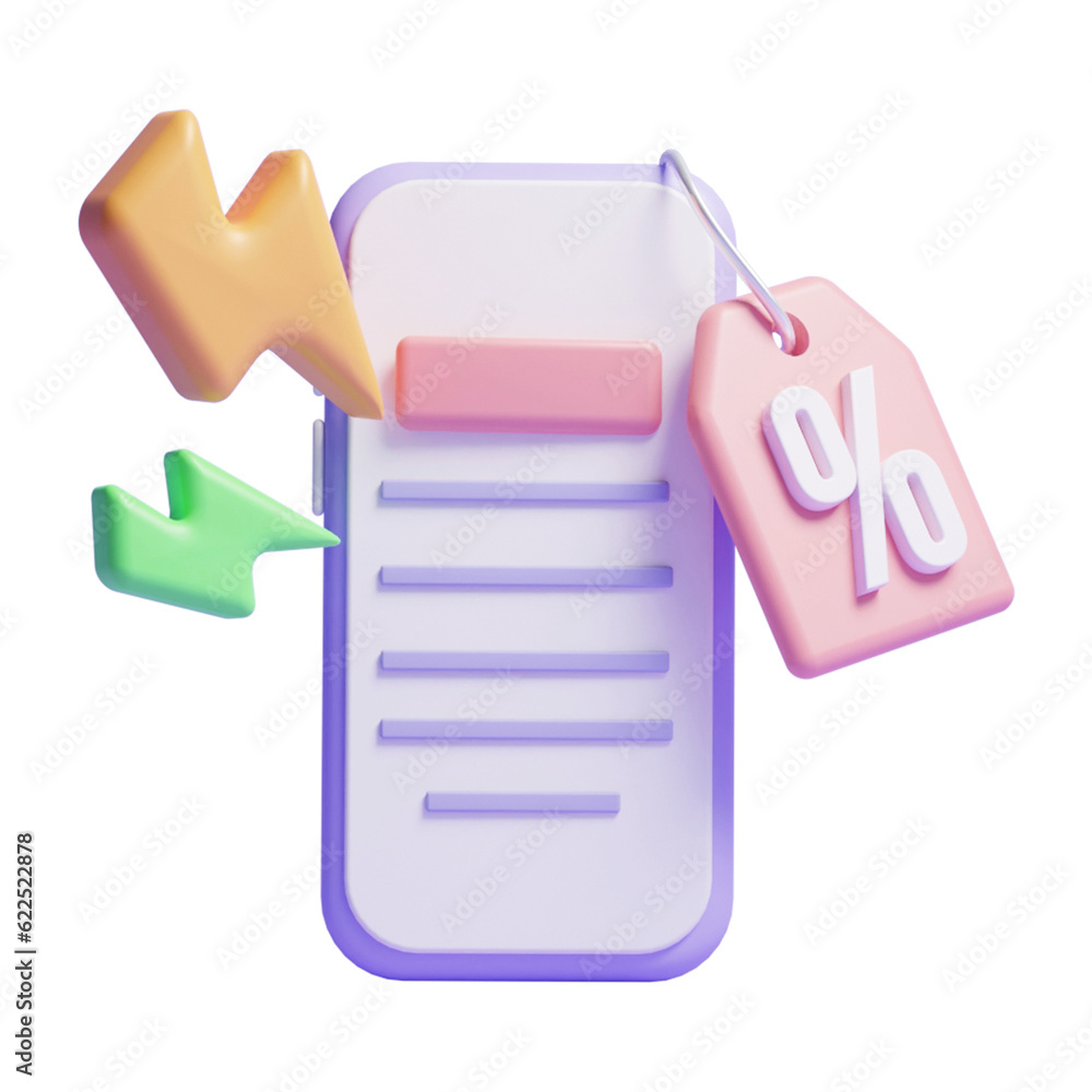 3d discount offer campaign concept icon or special offer concept icon 3d discount offer campaign concept icon or special offer concept icon