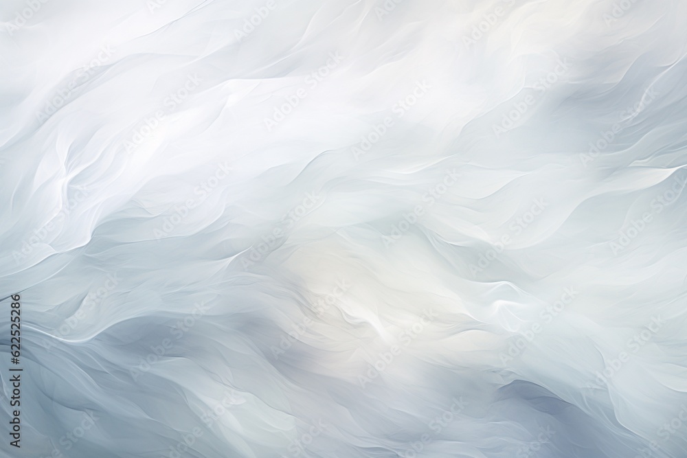 An Ethereal White Abstract Background Created with Generative AI