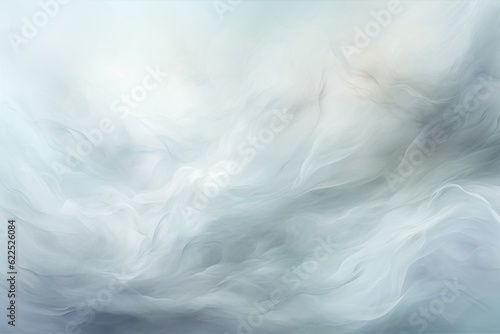 An Ethereal White Abstract Background Created with Generative AI