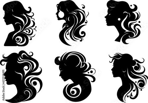 silhuette girl images