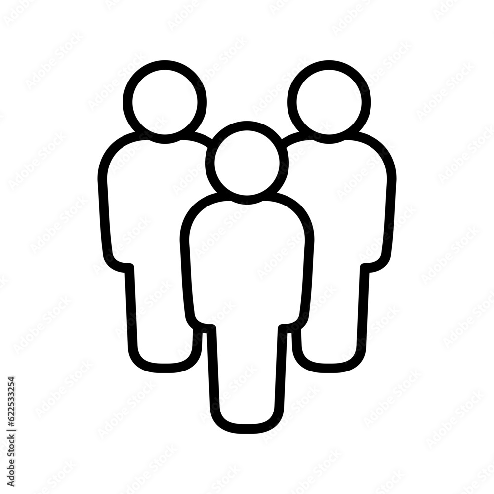 Symbol, ikona ludzi. Grafika wektorowa. Symbol, ikona ludzi. Grafika wektorowa.