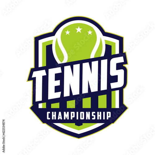 Vintage Paddle Tennis logo, paddle club logo, paddle racket and ball logo icon vector