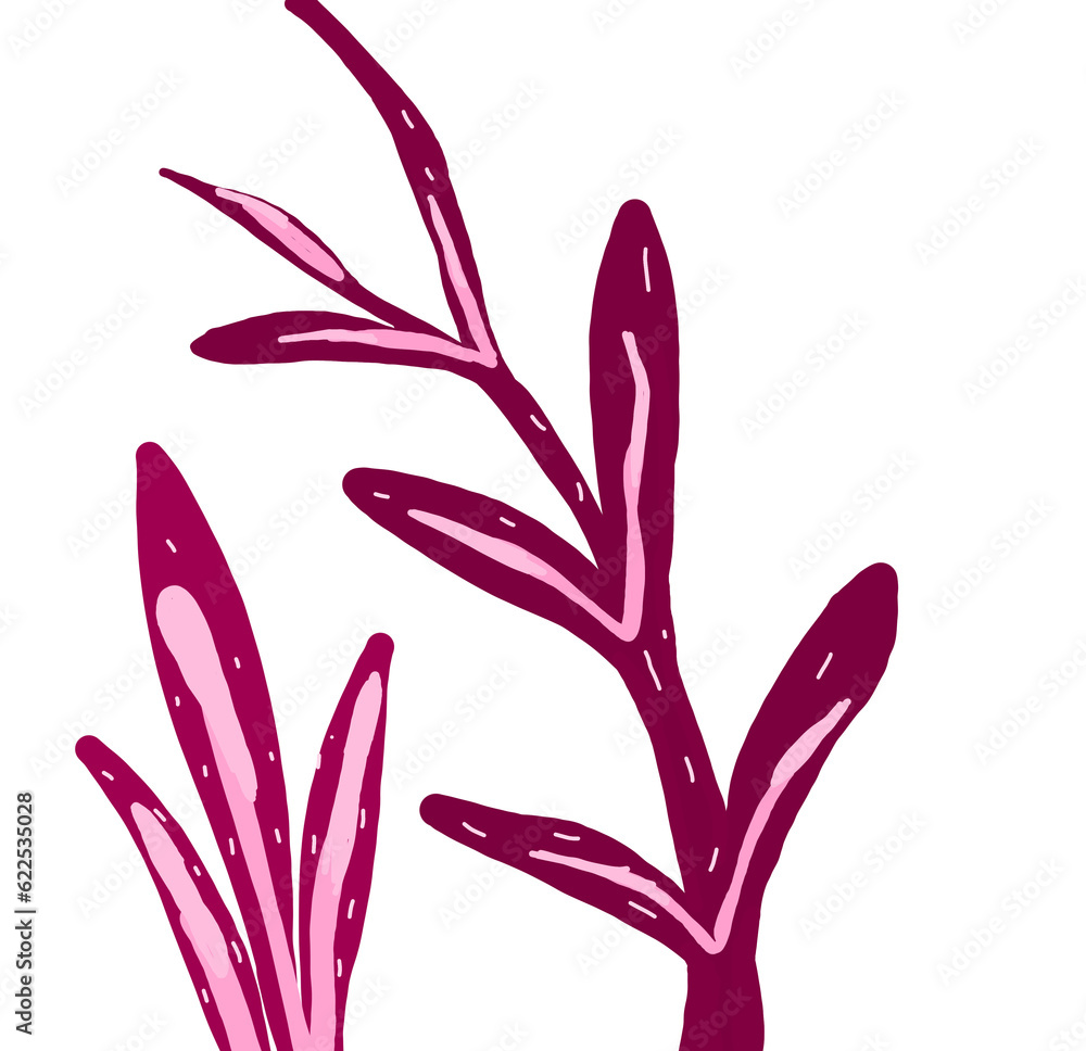 Naklejka premium Leaf waterfall water pink flower dog animal Christmas socks cookies