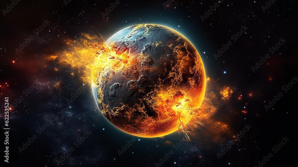 Fototapeta premium planet in space