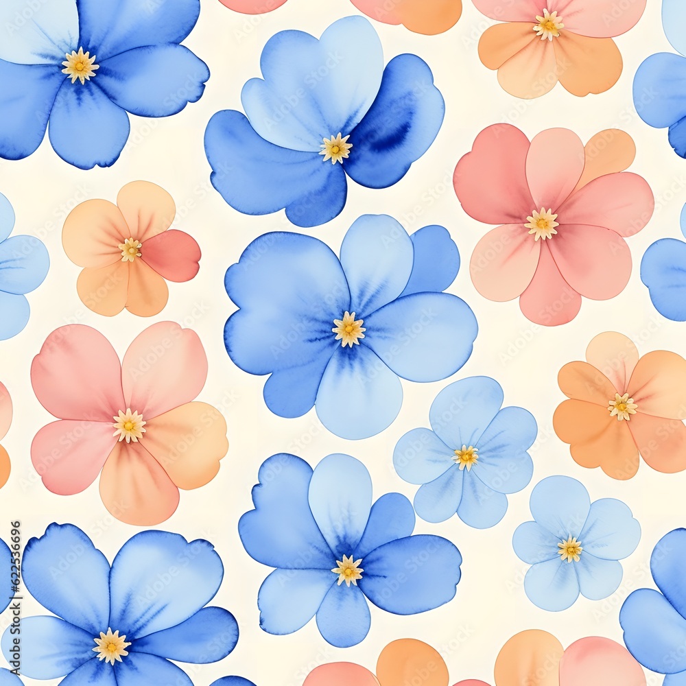 watercolor floral background