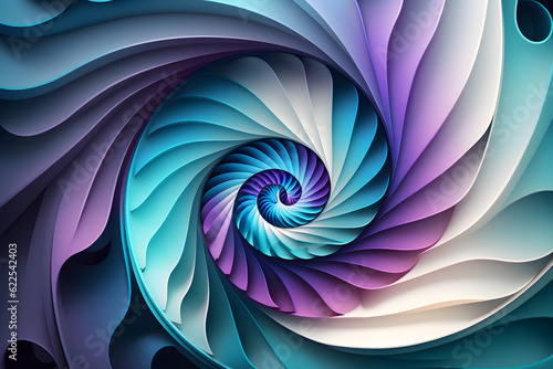 abstract spiral background with swirls