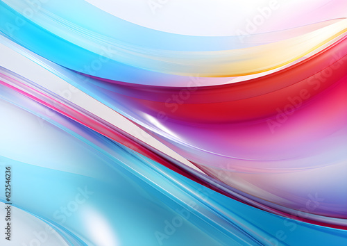abstract colourful background with waves