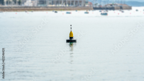 buoy in the sea at Santander Spain