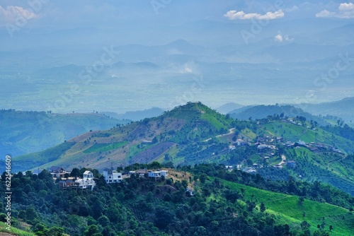 landscape with mountains