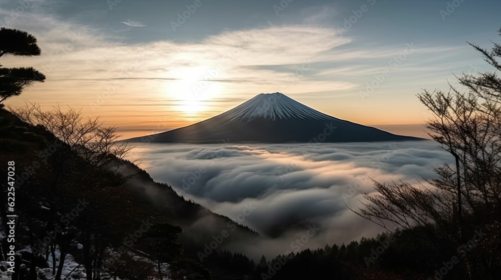 Mount Fuji viewed