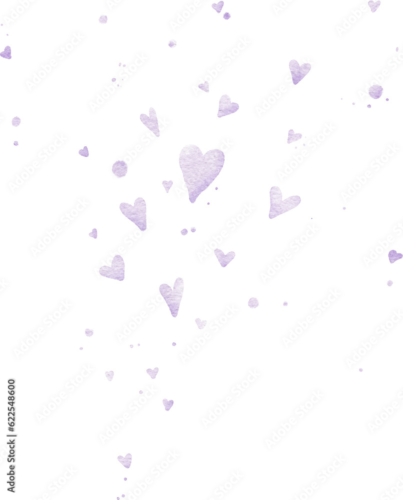 Miniheart purple heart