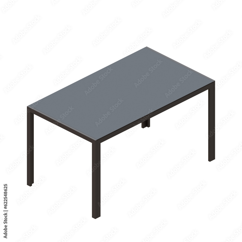 Dining Table With Black Steel Leg And Black Top Dining Table With Black Steel Leg And Black Top