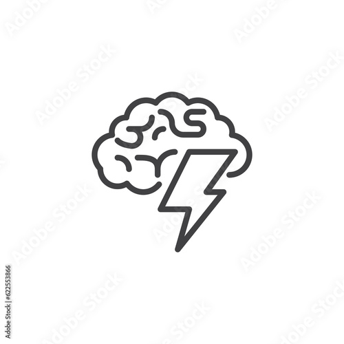 Brainstorming line icon