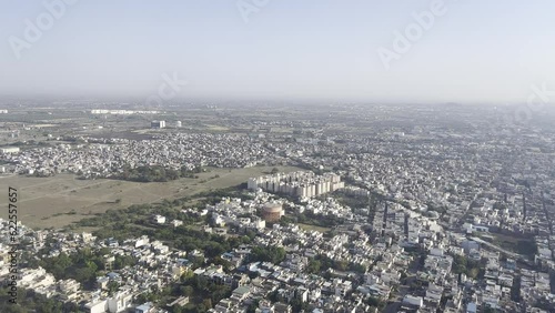 Wallpaper Mural Skyline Vista: Aerial Urban Cityscape from Above Torontodigital.ca