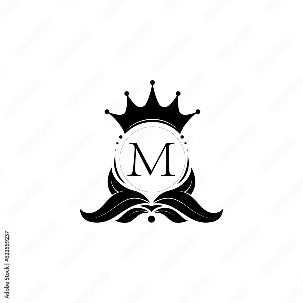 Obraz premium Alphabetical Logo M