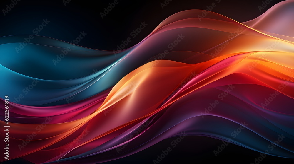 Obraz premium abstract background with waves