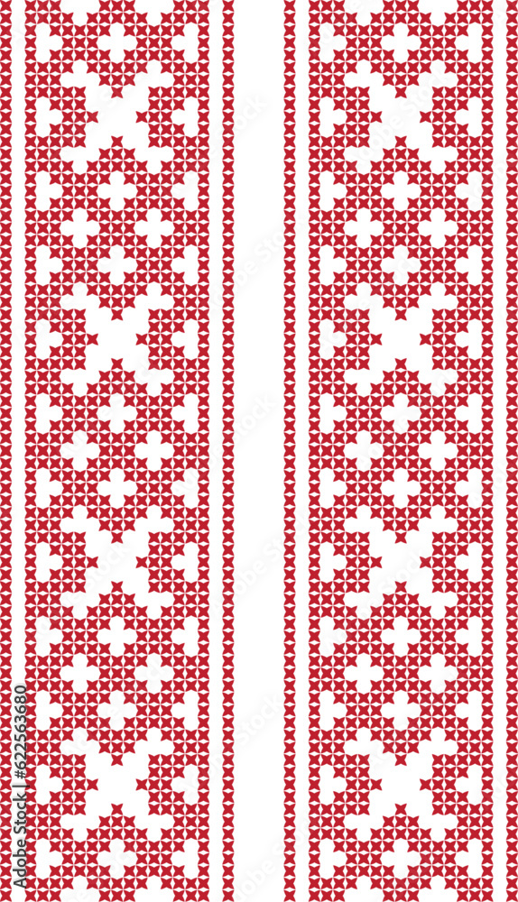 embroidered cross-stitch ornament national pattern embroidered cross-stitch ornament national pattern