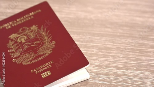 Republica Bolivariana de Venezuela passport photo