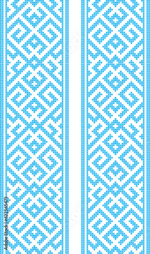 embroidered cross-stitch ornament national pattern