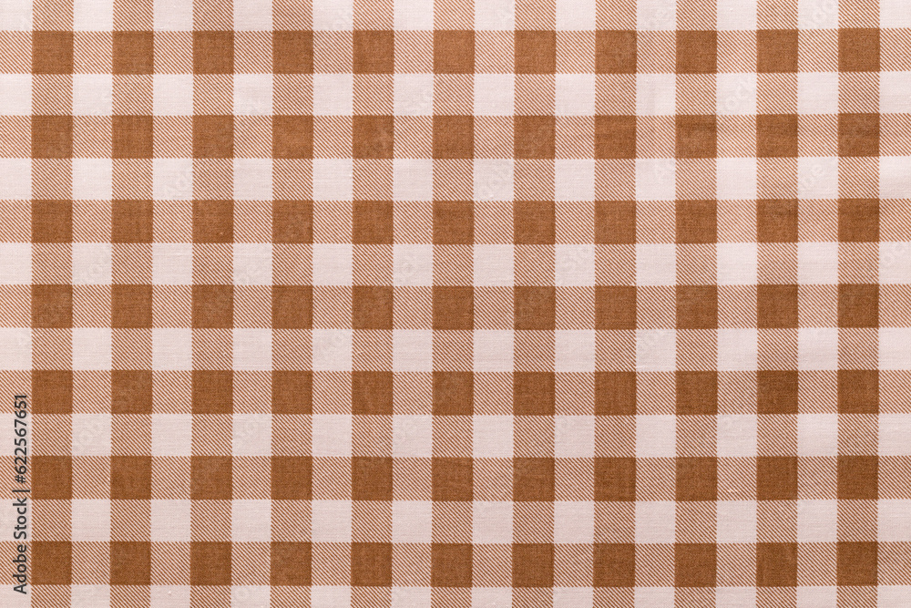 Close-up plaid fabric pattern texture and textile background. Close-up plaid fabric pattern texture and textile background.