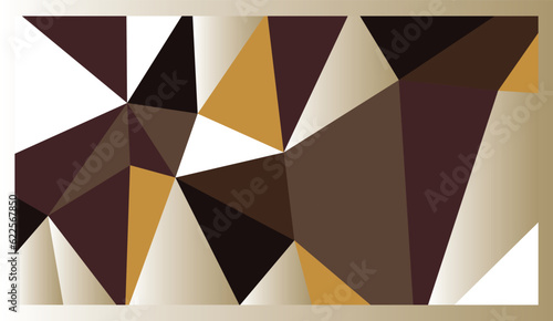 Abstract multicolored background from geometric shapes. Vector background for the design of a banner, poster, coffee mug and other things. Design element.