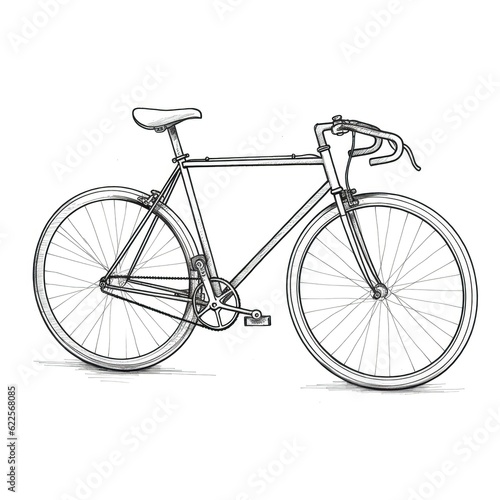 road bicycle ai generated
